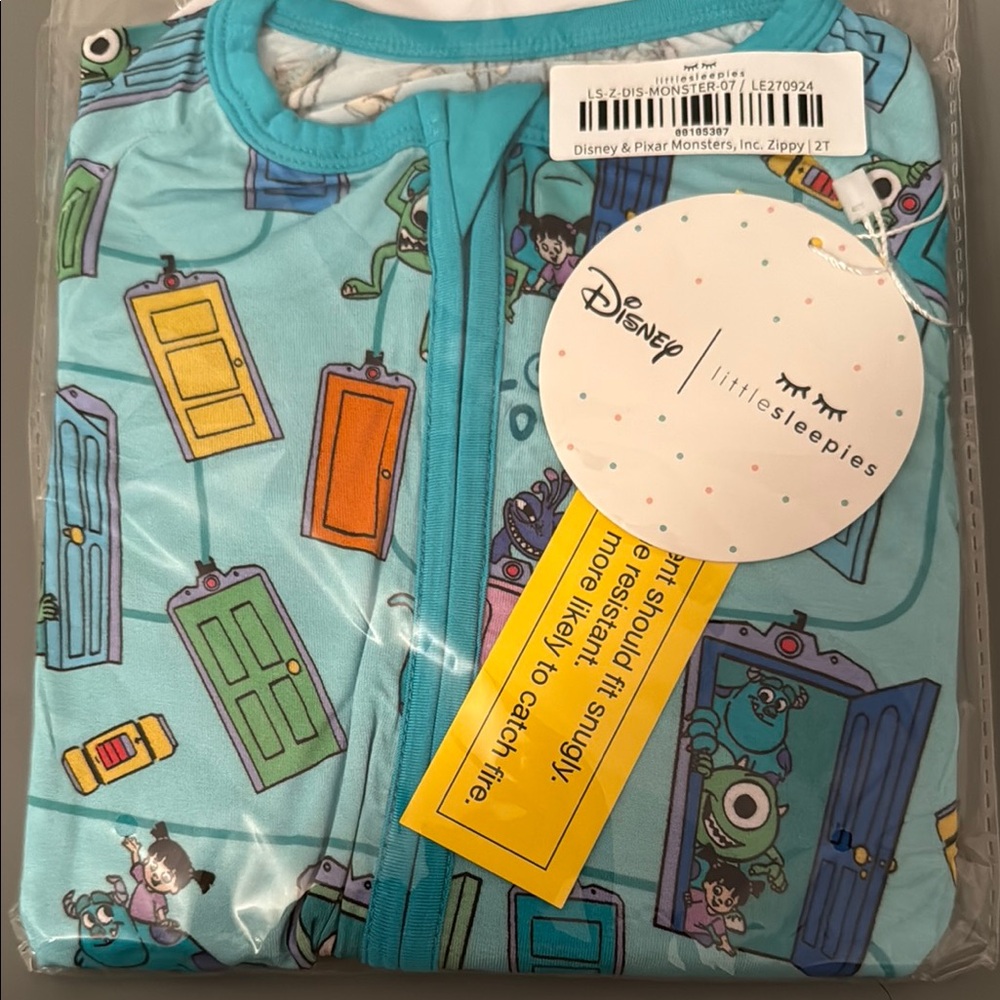 Disney Monsters Inc. Zippy size 2T